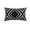Black, variant on witspace Black Boho Geometric Arrows Outdoor Lumbar Pillow Covers 12x20 Inch Waterproof, Summer Outdoor Decorative Pillows, Porch Decoration Pillows for Patio Furniture and Apartment