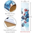 thumbnail image 3 of Ice Hockey Skateboard Grip Tape Stickers Pack of Two 8.8x32.6in/22.4x83 cm Skateboard Protective Deck Cover Graphic Print Film Sheets, Black, 3 of 5