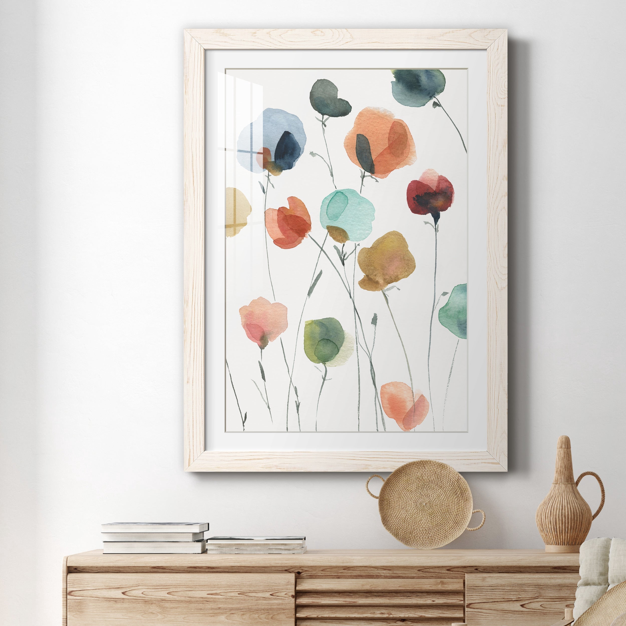 Lollipop Garden II - Premium Framed Print - Distressed Barnwood Frame - Ready to Hang