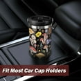 thumbnail image 4 of 30oz Stainless Steel Mushroom Tumbler with Lid, Straw & Handle - Insulated Travel Coffee Mug - Unique Gift for All, 4 of 6
