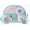 Blue, variant on 5 Piece Bamboo Dinnerware For Kids, Toddler,cute Animal Plate And Bowl Set,great Gift For Birthday, Baby Shower-Yvan