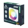 thumbnail image 4 of Arctic ACFAN00325A P12 Pro Reverse A-RGB 120mm Case Fan w/ A-RGB fluid dynamic bearing max 3000 RPM (White), 4 of 4