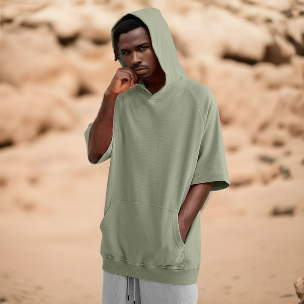 Gym short sleeve hoodie hotsell