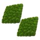 thumbnail image 5 of YSNOOWE 2Ud Panel De Musgo Artificial Verde Para De Pared Interior Y Exterior, 5 of 8