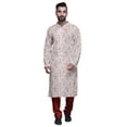 thumbnail image 1 of Atasi Pyjama Kurta pour Hommes Col Mandarin Manches Longues Pyjama Kurta Ethnique, 1 of 5