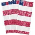 thumbnail image 6 of Vintage American USA Flag Tea Towels Set of 1 Retro Stripes Stars Kitchen Dish Cloth with Hanging Loop, 18"x28"Lint-Free Absorbent Towel for Kitchen Drying Wiping and Cleaning, 6 of 7