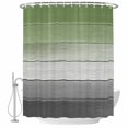thumbnail image 2 of Shower Curtains for Bathroom, Sage Green Gray Waterproof Fabric Shower Curtain, Vintage Country Ombre Chic Wooden Grain Decorative Bathroom Curtain for Bathtub, 36"x72", No Hooks Included, 2 of 9