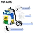 thumbnail image 4 of Lsque Geometry Dash Pattern Canvas Daypack, Durable Backpack, High-quality Versatile Backpack,Vintage Compact Backpack-Small, 4 of 6