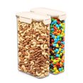 thumbnail image 1 of Sorbus 2-Pack Tall Narrow Food Storage Containers with Lids, Clear, Stackable, 1 of 8