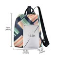 thumbnail image 3 of FORMRS Women's Travel Backpack Purse Anti-Theft Hidden Pockets Casual Shoulder Bag, Isometric Pink, 3 of 7