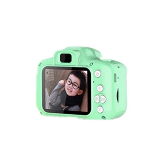 Cámara digital para niños de 2.0 "para juguete de cumpleaños - Grabadora de video de regalo de 3 a 12 años Verde jinwen Cámara digital de acción para niños