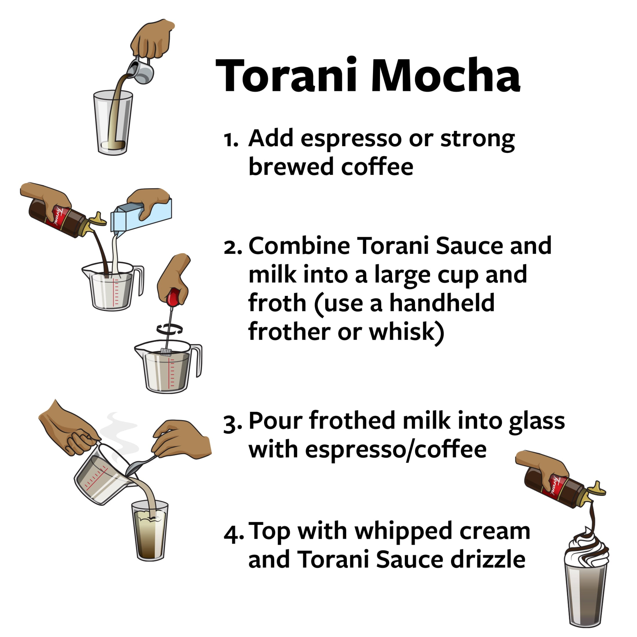 Torani Puremade Sauce Variety Pack, 16.5 Fl Oz, 4 Count