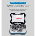 thumbnail image 2 of Jinsinto 26 Embouts de Tournevis Bosch et Cliquets (Qualité extra Dure, Accessoires pour Perceuse et Tournevis), 2 of 4