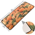 thumbnail image 2 of SKYSONIC 2X6 Feet Autumn Harvest Field Runner Rug with Rubber Backing, Corn Pumpkin Berries Non Slip Entryway Rug Runner Washable Soft Area Rug Carpet for Hallway Bedroom Kitchen Decor, 2 of 6