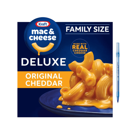 Deluxe Original Cheddar Mac N Cheese Macaroni and Cheese Dinner 14 oz