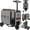 Gray, variant on Elala P28 Rideable Electric Suitcase, FAA & TSA Approved – 70L Check-In Size Motorized Travel Scooter Luggage for Hotels, Cruises & Resorts (Gray)
