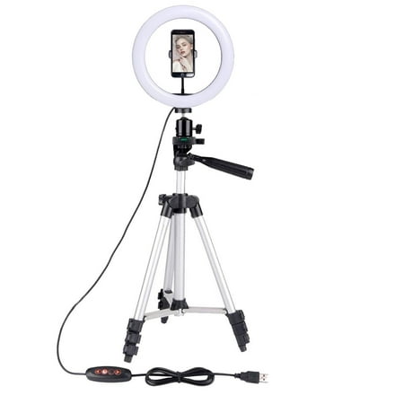 Image of Light Ring 5500K Kit For Camera Makeup Phone 8IN SMD Dimmable LED With Stand Home Electronic Accessories Ring Lamp