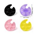 thumbnail image 2 of Paleta de anillos mini para decoración de uñas (6 piezas) con diseño portátil y 5 compartimentos para mezclar colores de manicura., 2 of 5