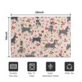 thumbnail image 5 of Schnauzer Dog and Flower Floral Door Rugs,Washable Non Slip Door Mats Indoor,Decorative Door Mats,Entry Mat Indoor for Entrance,Bedroom,Kitchen,Bathroom,16"x24", 5 of 6