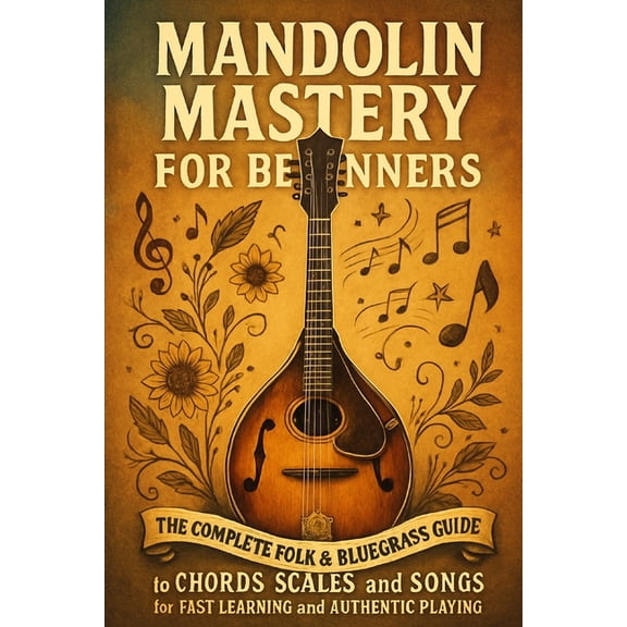 Mandolin Mastery for Beginners: The Complete Folk & Bluegrass Guide to Chords, Scales, and Songs for Fast Learning a, (Paperback)