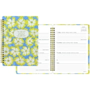 LETTS Bloom Weekly Planner, 12 Months, January to December, 2022, Week-to-View, A5 Size, 8.25" x 5.875", Yellow