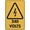 Warning Sign 5, variant on Caution Acid Be Careful Aluminum Metal Tin Sign 12 x 8 Inches - Business Safety Sign, Indoor Outdoor Use for Lab, Warehouse, Chemical Storage, Acid Handling Area