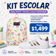 thumbnail image 1 of Kit Escolar Adidas EF0101 + Mochila Jansport Cross Town Abstract JS0A47LWAQ9, 1 of 5
