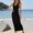Black, variant on Women's Beach Cover Up Swimsuit With Bohemian Floral Print Loose Casual Resort Wear Mesh Bathing Suit Cover up Little Girls Bathing Suit Cover up Bathing Suit Cover Ups Women Pants And Top Womens Pool