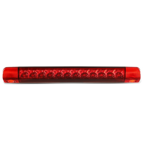DNA Motoring 3BL-4RUNNER10-LED-RD For 2010 to 2016 Toyota 4Runner Highlander Prius C Sienna LED 3rd Third Tail Brake Light Stop Lamp Red Housing 11 12 13 14 15