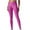 Hot Pink, variant on Kovlvoll Womens Yoga Pants Seamless Solid Color High Waist Stretch Comfy Workout Sport Yoga Leggings