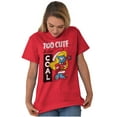 thumbnail image 3 of Santa Smurfette Too Cute Christmas Women's Graphic T Shirt Tees Brisco Brands L, 3 of 6