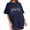 Blue, variant on Graphic Tees for Women T-Shirt for Women Casual Short Sleeve Tunic Top Modern Blouse Style for Everyday Wear on Platforms Black M