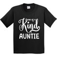 thumbnail image 3 of Inktastic For Aunts | One of a Kind Auntie (white) Youth T-Shirt, 3 of 5