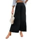 thumbnail image 2 of Sunloudy Pantalones de pierna ancha para mujer, pantalones plisados sueltos casuales de color sólido de cintura alta, caqui/negro/verde claro/blanco/verde/rojo vino Sunloudy  moda, 2 of 8