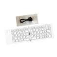 thumbnail image 1 of Bunblic Foldable Wireless Keyboard 64 Keys Travel Keyboards for PC Smartphone Laptop White, 1 of 8