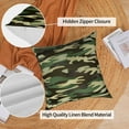 thumbnail image 4 of PBOBRIICH Military Throw Pillow Case Set of 4,Camouflage Linen Pillow Cover for Living Room Bedroom Decor,16x16 Inch, 4 of 5