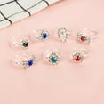 thumbnail image 4 of 36PCS Kids Ring Set Rhinestone Adjustable Finger Ring Dress up Ring for Party, 4 of 9