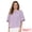 Light Purple, variant on DARING DIVA Women's Bell Sleeve Top Crew Neck Keyhole Business Blouse S Light Purple