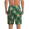 thumbnail image 4 of Lsque Thorns Of Macro Cactus Mens Sleep Pajama Shorts,Short Pajama Pants, Cotton Ultra-Soft Knit-X-Large, 4 of 9
