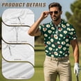 thumbnail image 4 of Uorisanigo White Daisy Couple Matching Outfit His and Hers Clothing Mens Golf Shirts Short Sleeve Dry Fit 1/4 Zip Up Athletic T-Shirt and Women's Golf Shirts Zipper Summer Sports Tops, 4 of 8