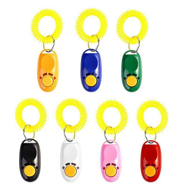 Clicker de entrenamiento para mascotas de 7 piezas