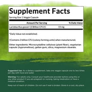 Swanson Lactobacillus Gasseri Probiotic, Digestive Health & Metabolism Support, 3 Billion CFU, 60 Veggie Capsules