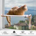 thumbnail image 5 of Cordless Cat Window Perch,Comfortable & Safe Cat Hammock for Wall with 4 Suction Cups,Sturdy Frame and Soft Cushions,with Removable Two Fabrics Covers,Cat Beds for Indoor Cats, 5 of 7