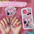 thumbnail image 6 of Junk Case Charms Kit, Junk Phone Case with Big Charms, Nail Bow Pearl Flatback Resin Charm for DIY Crafts, 6 of 7