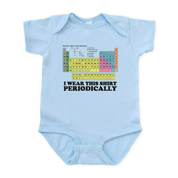 CafePress - I Wear This Shirt Periodically Periodic Table Infa - Baby Light Bodysuit, Size Newborn - 24 Months