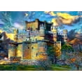 thumbnail image 2 of Gavidia, Pedro 24x19 Black Ornate Wood Framed with Double Matting Museum Art Print Titled - Toledo Spain Guadamur Castle, 2 of 4