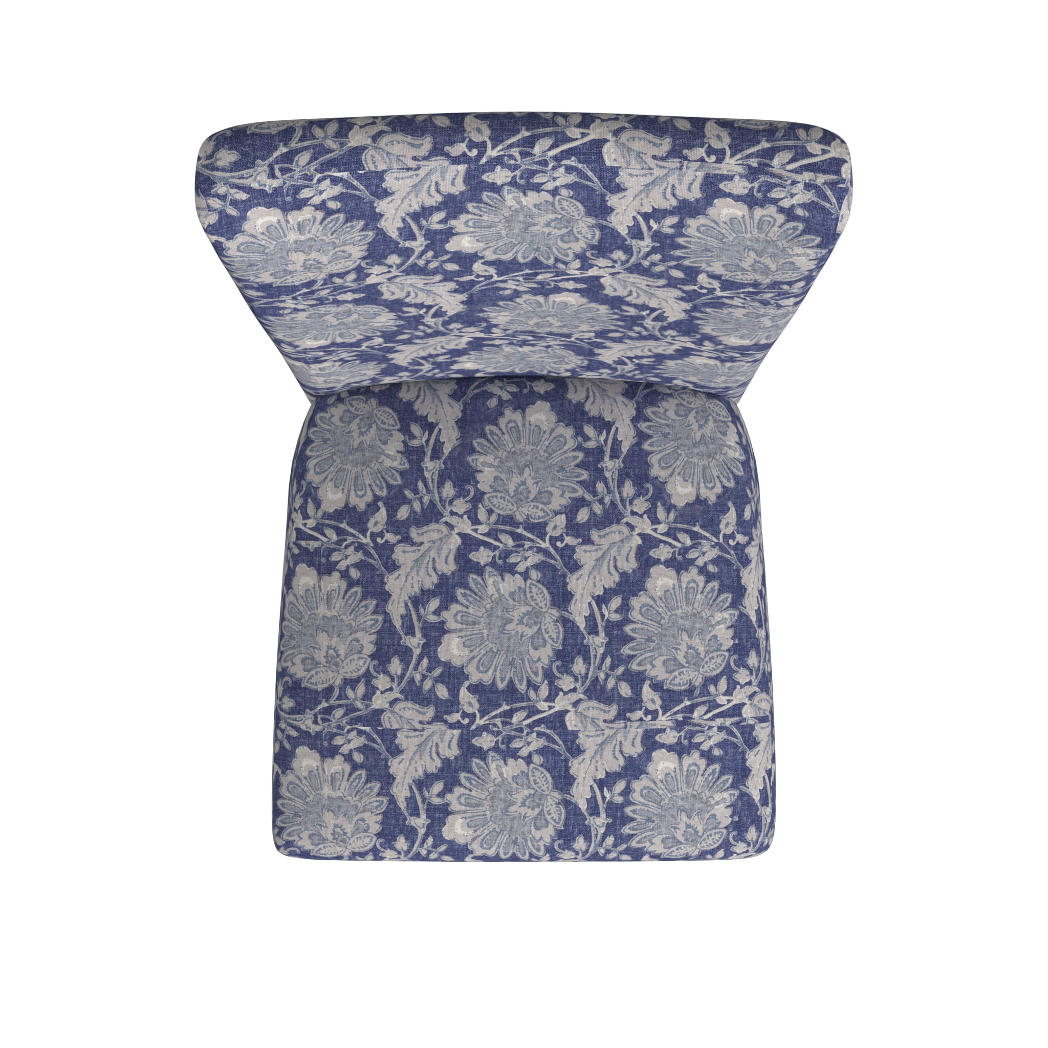 HomePop Classic Parsons Dining Chair, Set of 2, Denim Jacobean Print