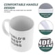 thumbnail image 2 of 350ml Ceramic Mug Dunder Mifflin Worlds Best Boss Water Cup Personality Office Coffee Cup (White), 2 of 3