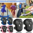 thumbnail image 2 of Yaoyar Youth/Kids Knee Pads Elbow Pads Wrist Guards Protective Gear Set for 3-15 Years Child Roller Skates, Skateboard, Cycling, Inline Skating, BMX Bike, Scooter Riding and Other Outdoor Sports, 2 of 7