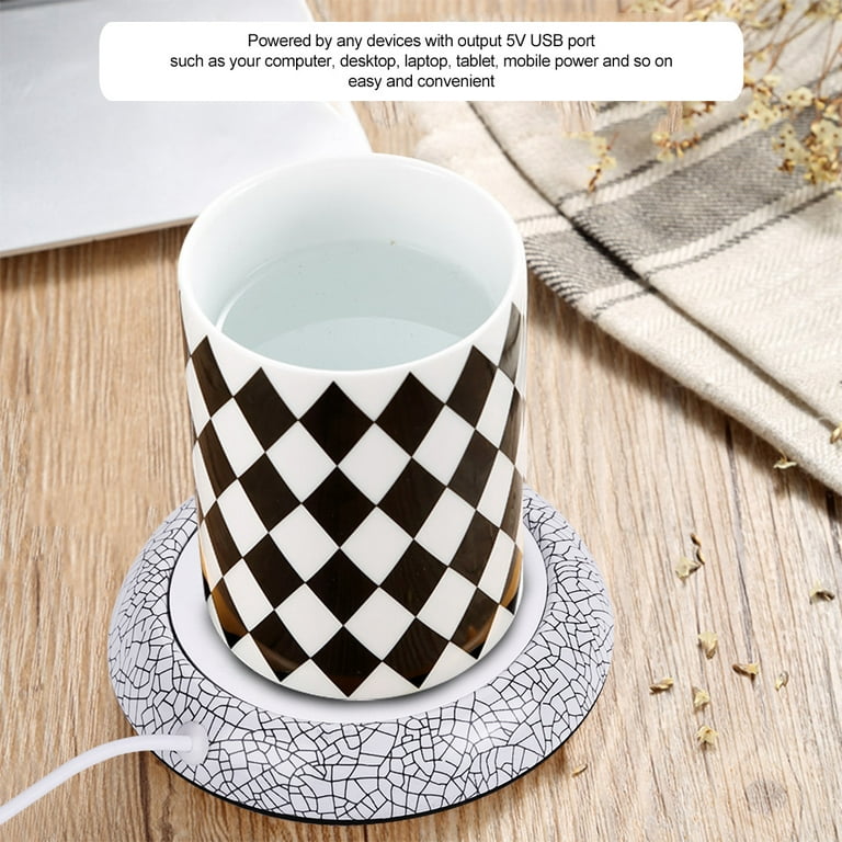 5V USB Heat Heater Coaster Tea Coffee Mug Warmer Cup Mat Pad Home